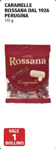 Coop Caramelle rossana dal 1926 perugina offerta
