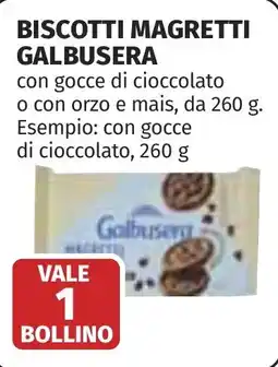 Coop Biscotti magretti GALBUSERA offerta