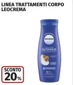 Coop Linea trattamenti corpo LEOCREMA offerta