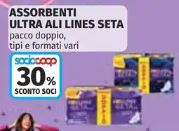 Coop Assorbenti ultra ali LINES SETA offerta