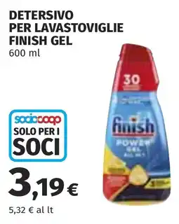Coop Detersivo per lavastoviglie FINISH GEL offerta