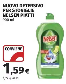 Coop Nuovo detersivo per stoviglie NELSEN PIATTI offerta