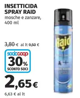 Coop Insetticida spray RAID offerta