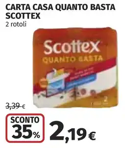 Coop Carta casa quanto basta SCOTTEX offerta