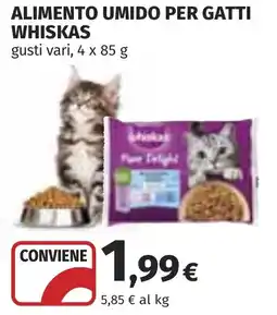 Coop Alimento umido per gatti WHISKAS offerta