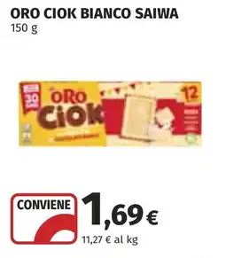 Coop Oro ciok bianco SAIWA offerta