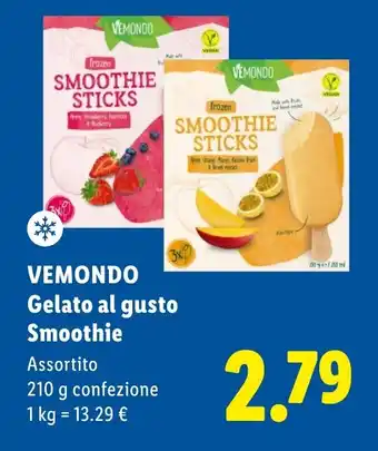 VEMONDO Gelato al gusto Smoothie