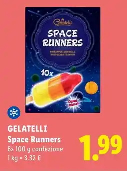 Lidl GELATELLI Space Runners offerta