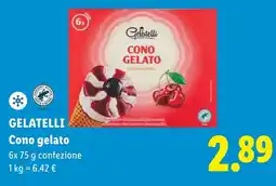 Lidl GELATELLI Cono gelato offerta