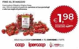 Coop Il pomodoro ciliegino origine coop, offerta