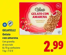 Lidl GELATELLI Gelato con amarena offerta