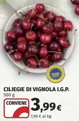 Coop Ciliegie di vignola i.g.p. offerta