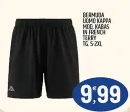 Ard Discount Bermuda uomo kappa mod. kabas in french terry offerta