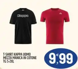 Ard Discount T-shirt kappa uomo mezza manica in cotone offerta