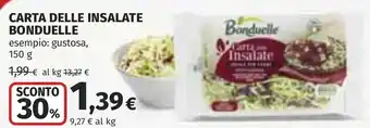 Coop Carta delle insalate bonduelle offerta