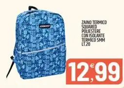 Ard Discount Zaino termico squared poliestere con isolante termico offerta