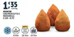 Deco Superfreddo Arancini con prosciutto e mozzarella offerta