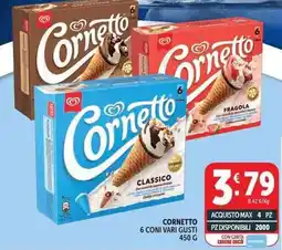 Deco Superfreddo Cornetto 6 coni offerta