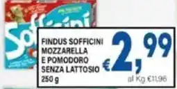 DEM Findus sofficini mozzarella e pomodoro senza lattosio offerta