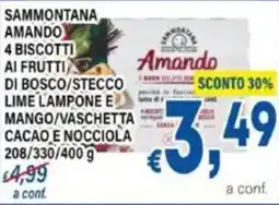 DEM Sammontana amando 4 biscotti ai frutti offerta