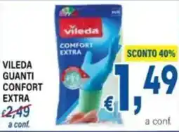 DEM Vileda guanti confort extra offerta