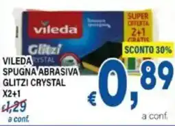 DEM Vileda spugna abrasiva glitzi crystal offerta