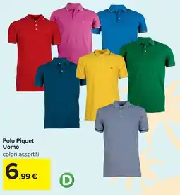 Carrefour Polo Piquet Uomo offerta