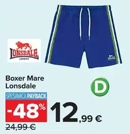 Carrefour Boxer Mare Lonsdale offerta