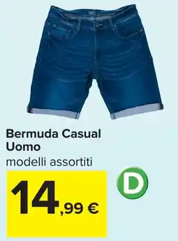 Carrefour Bermuda Casual Uomo offerta