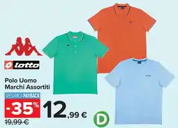 Carrefour Polo Uomo Marchi Assortiti offerta