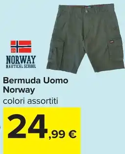 Carrefour Bermuda Uomo Norway offerta