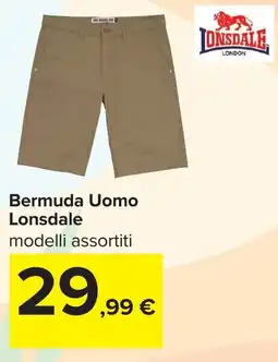 Carrefour Bermuda Uomo Lonsdale offerta