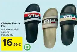 Carrefour Ciabatta Fascia Fila offerta