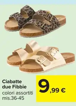 Carrefour Ciabatte due Fibbie offerta