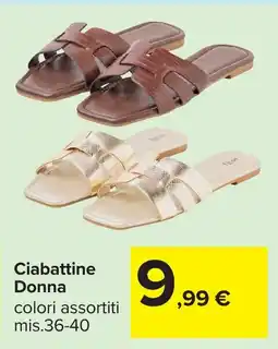 Carrefour Ciabattine Donna offerta