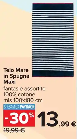 Carrefour Telo Mare in Spugna Maxi offerta