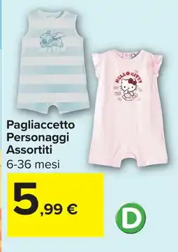 Carrefour Pagliaccetto Personaggi Assortiti offerta