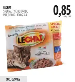 Carico Cash & Carry Lechat speciality cibo umido multipack offerta
