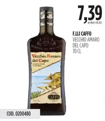 Carico Cash & Carry F.lli caffo vecchio amaro del capo offerta