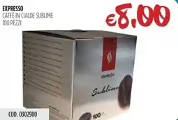 Carico Cash & Carry Expresso caffè in cialde sublime 100 pezzi offerta