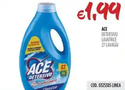 Carico Cash & Carry Ace detersivo lavatrice offerta