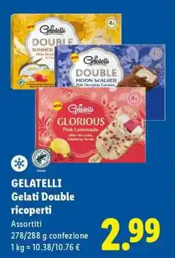 Lidl GELATELLI Gelati Double ricoperti offerta