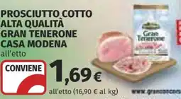 Coop Prosciutto Cotto Alta Qualità Gran Tenerone Casa Modena offerta