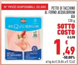 Conad Petto di Tacchino al Forno Aequilibrium offerta