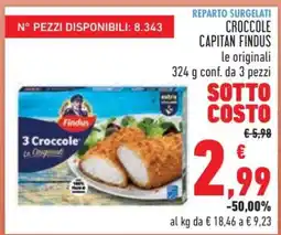 Conad Croccole Capitan Findus offerta