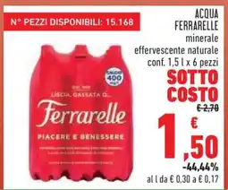 Conad Acqua Ferrarelle offerta