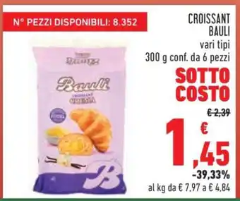 Conad Croissant Bauli offerta