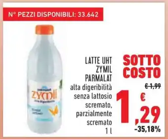 LATTE UHT ZYMIL PARMALAT