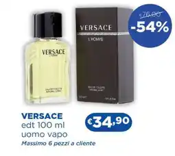 Acqua & Sapone VERSACE edt 100 ml uomo vapo offerta