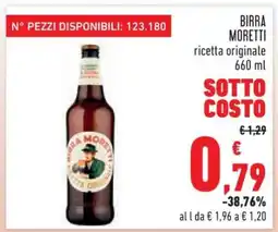 Conad BIRRA MORETTI offerta